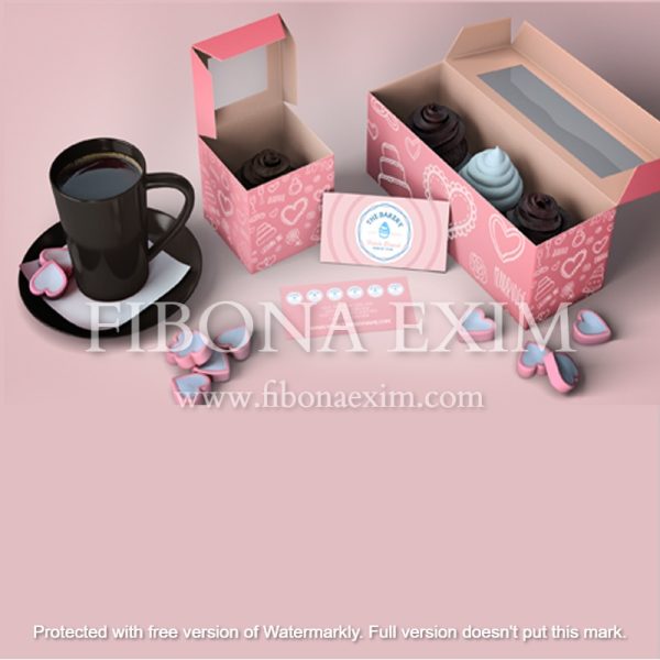 Cup cake packaging box 1