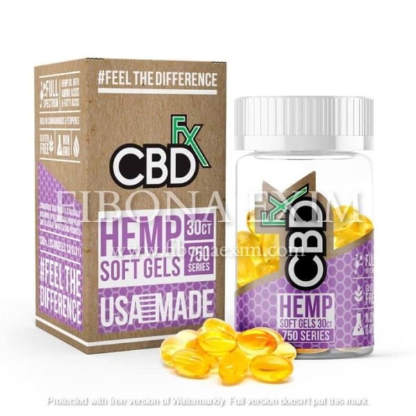 CBD Capsules packaging box 2