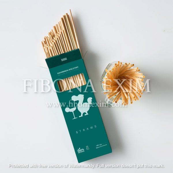 Drinking straws packaging box 1