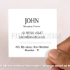 Square business card 3